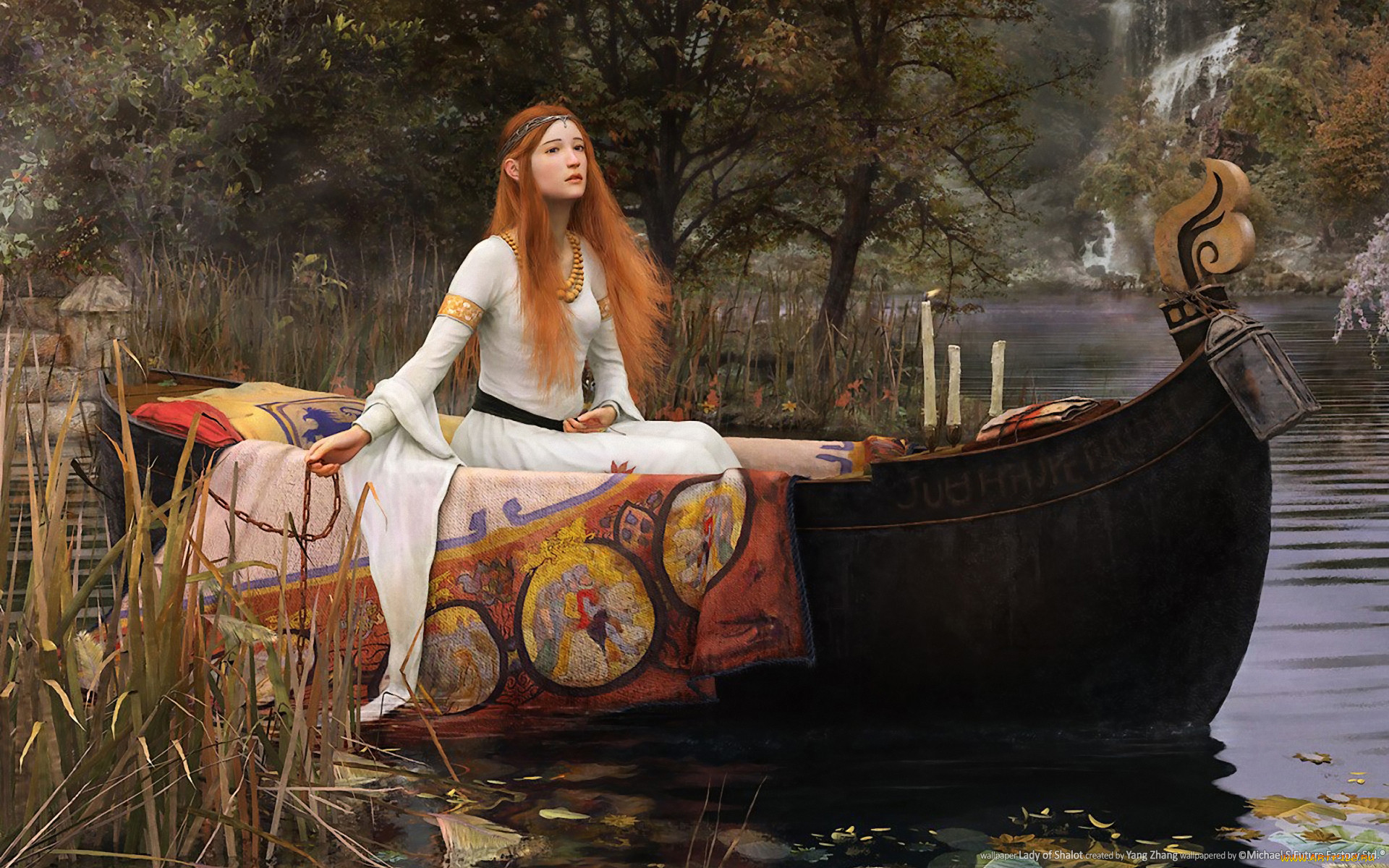 Lady of shalott картина